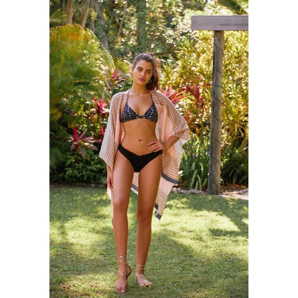 Urban Outfitters Sweaters - UO Summer Jacquard Scarf Cover Up Kimono